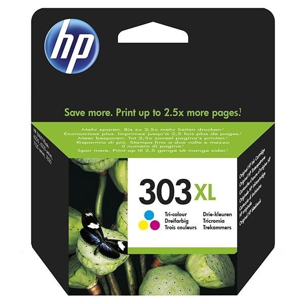 HP 303XL (T6N03AE) high capacity colour ink cartridge (original HP) T6N03AE 055188 - 1