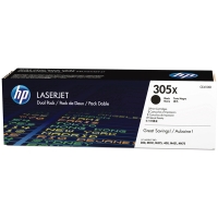 HP 305X (CE410XD) high-capacity black toner 2-pack (original) 054768