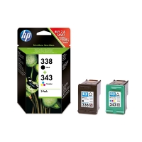 HP 338 / HP 343 (SD449EE) cartridge 2-pack (original HP) SD449EE 044160