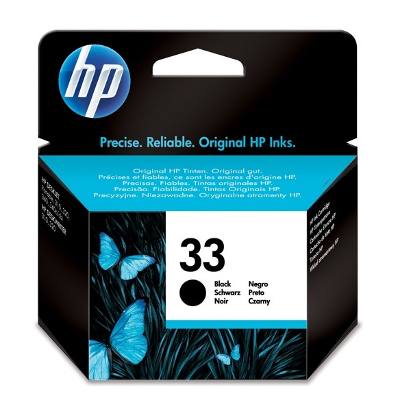 HP 33 (51633M/ME) black ink cartridge (original HP) 51633ME 030040 - 1