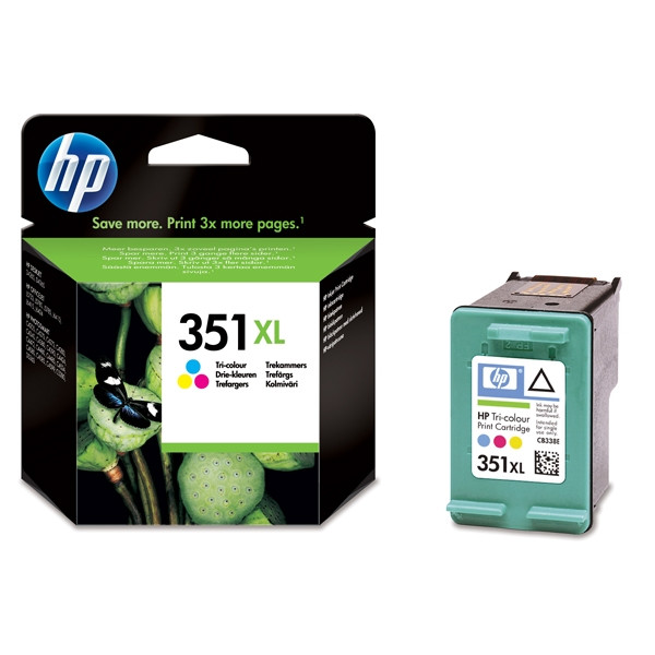 HP 351XL (CB338EE) high capacity colour ink cartridge (original HP) CB338EE 030870 - 1
