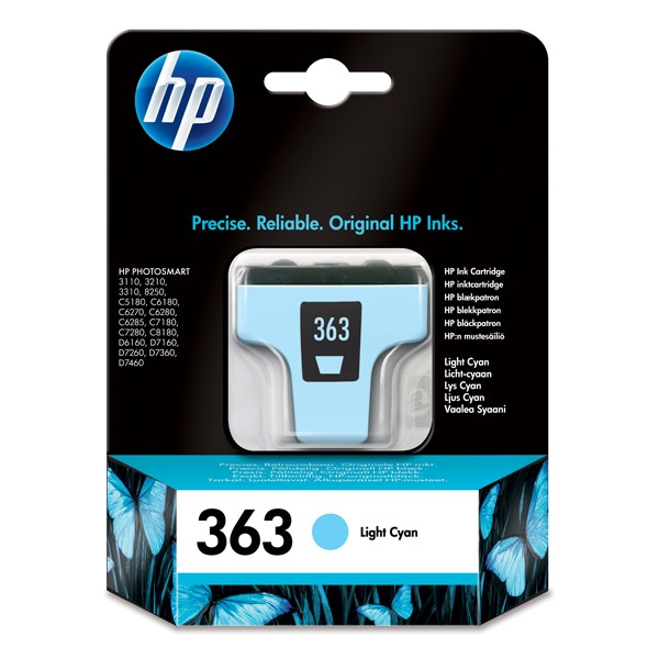 HP 363 (C8774E/EE) light cyan ink cartridge (original HP) C8774EE 031790 - 1