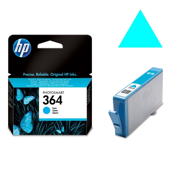 HP 364 (CB318EE) cyan ink cartridge (original HP) CB318EE 031872 - 1