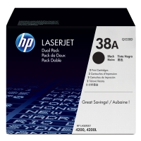 HP 38D (Q1338D) black toner 2-pack (original HP) Q1338D 054096