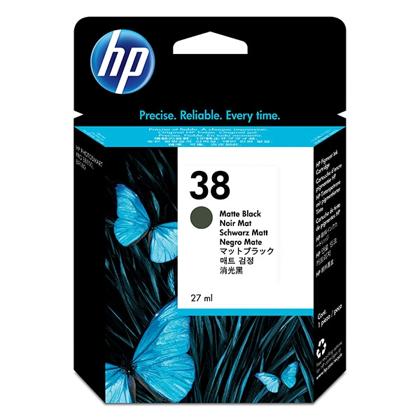HP 38 (C9412A) matte black ink cartridge (original HP) C9412A 030460 - 1