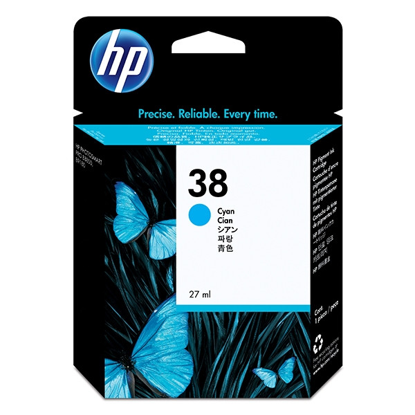 HP 38 (C9415A) cyan ink cartridge (original HP) C9415A 030466 - 1