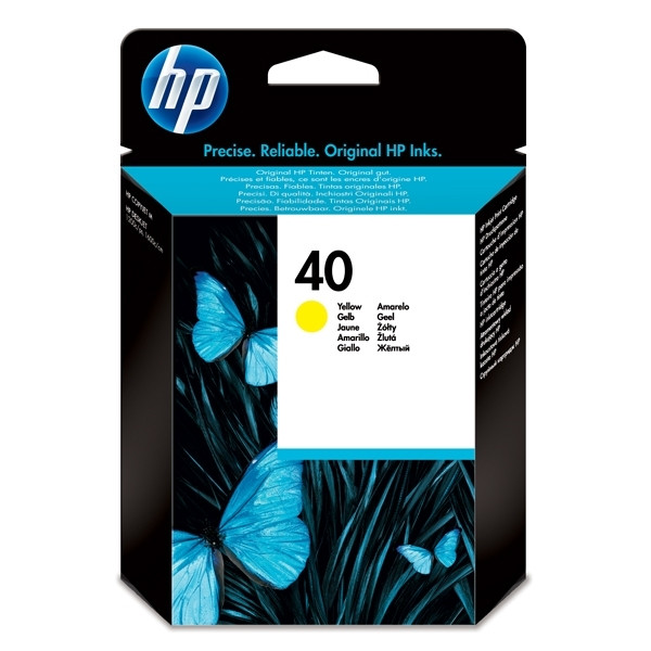 HP 40 (51640Y/YE) yellow ink cartridge (original HP) 51640YE 030080 - 1