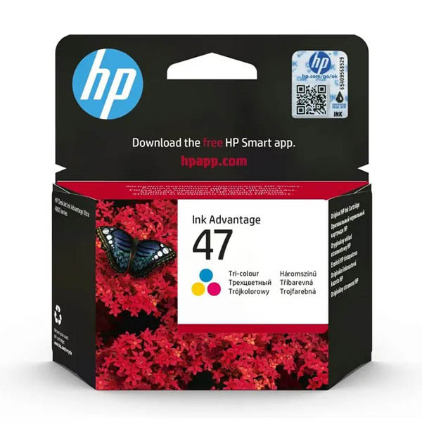 HP 47 (6ZD61AE) colour ink cartridge (original HP) 055622 - 1
