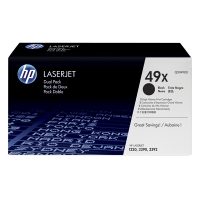 HP 49XD (Q5949XD) high capacity black toner 2-pack (original HP) Q5949XD 054076