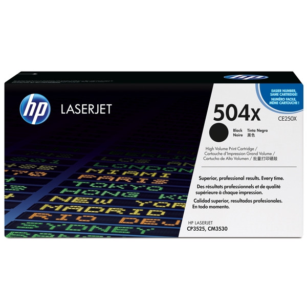HP 504X (CE250X) high-capacity black toner (original HP) 039832 - 1