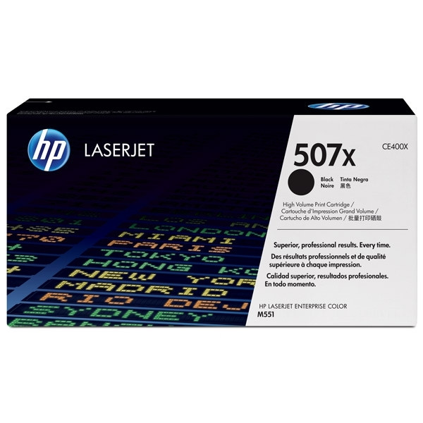 HP 507X (CE400X) high-capacity black toner (original HP) 054040 - 1