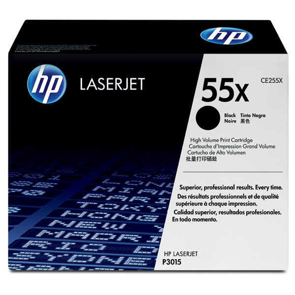 HP 55X (CE255X) high-capacity black toner (original HP) 039888 - 1