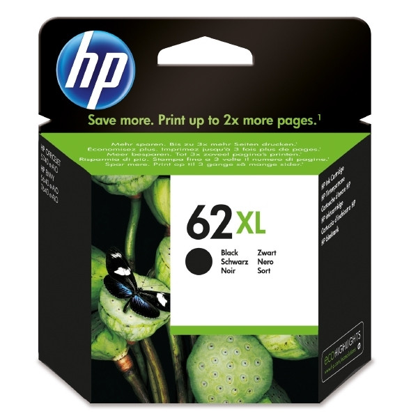 HP 62XL (C2P05AE) high capacity black ink cartridge (original HP) C2P05AE 044410 - 1