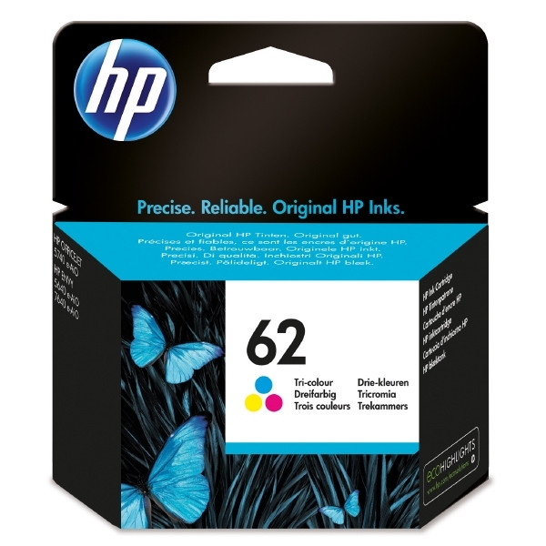 HP 62 (C2P06A) colour ink cartridge (original HP) C2P06AE 044412 - 1