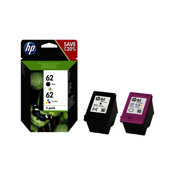 HP 62 (N9J71AE) black and colour 2-pack (original HP) N9J71AE 055284 - 1