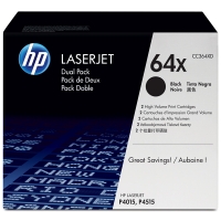 HP 64XD (CC364XD) high capacity black toner 2-pack (original HP) 039910