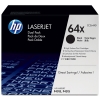 HP 64XD (CC364XD) high capacity black toner 2-pack (original HP) 039910 - 1