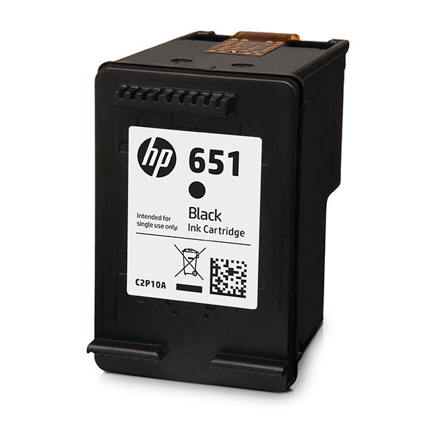 HP 651 (C2P10AE) black ink cartridge (original HP) C2P10AE 044550 - 1