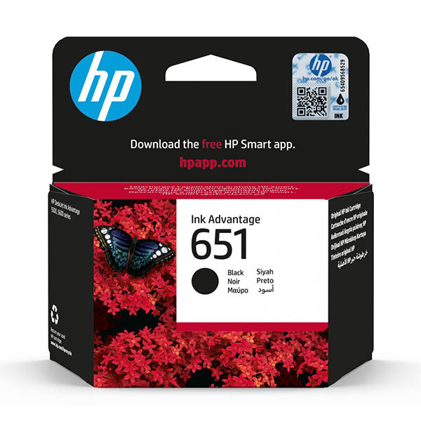 HP 651 (C2P10AE) black ink cartridge (original HP) 044550 - 1