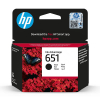HP 651 (C2P10AE) black ink cartridge (original HP)