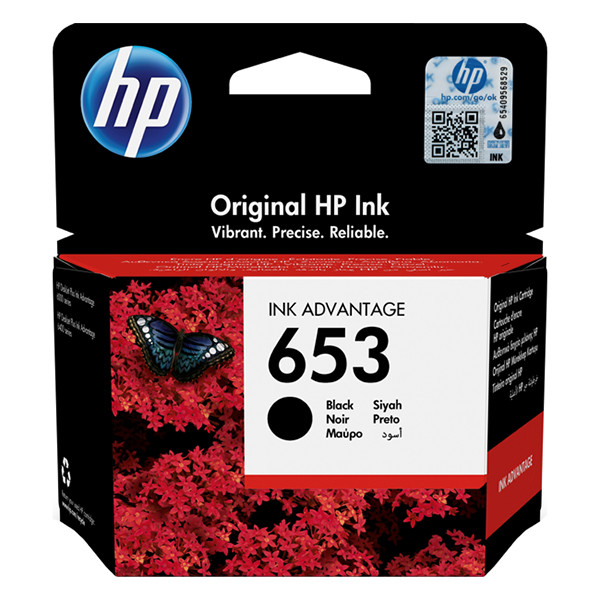 HP 653 (3YM75AE) black ink cartridge (original HP) 3YM75AE 093122 - 1