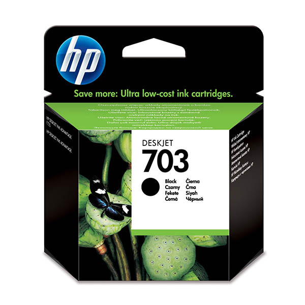 HP 703 (CD887AA) black ink cartridge (original HP) 031884 - 1