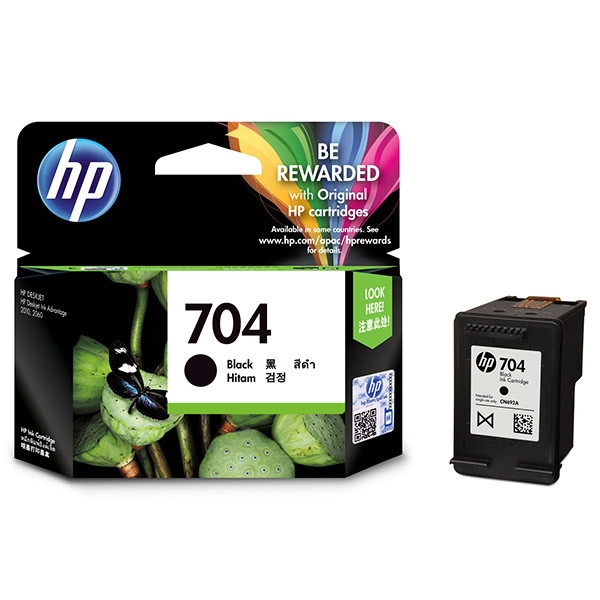 HP 704 (CN692A) black ink cartridge (original HP) CN692A 044106 - 1