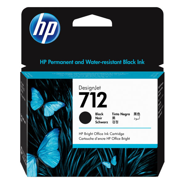 HP 712 (3ED71A) high capacity black ink cartridge (original HP) 3ED71A 093114 - 1