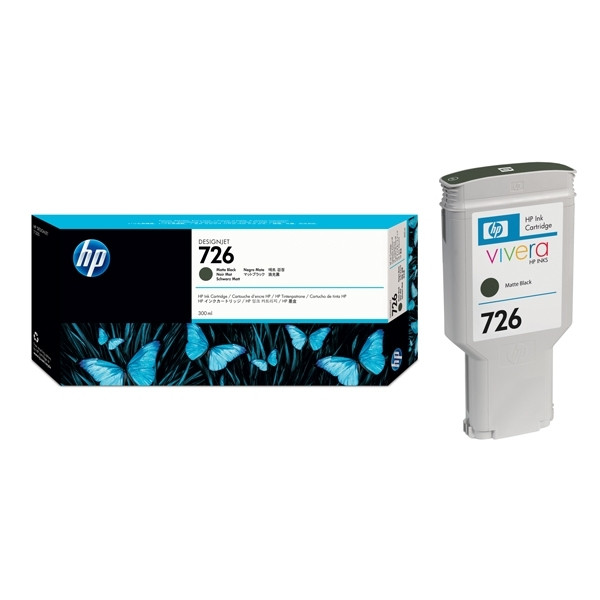 HP 726 (CH575A) high capacity matte black ink cartridge (original HP) 030901 - 1