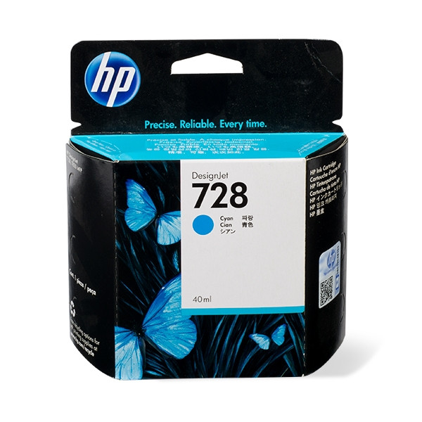 HP 728 (F9J63A) cyan ink cartridge (original HP) F9J63A 044484 - 1