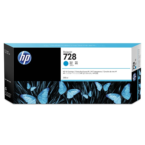 HP 728 (F9K17A) extra high capacity cyan ink cartridge (original HP) F9K17A 044498 - 1