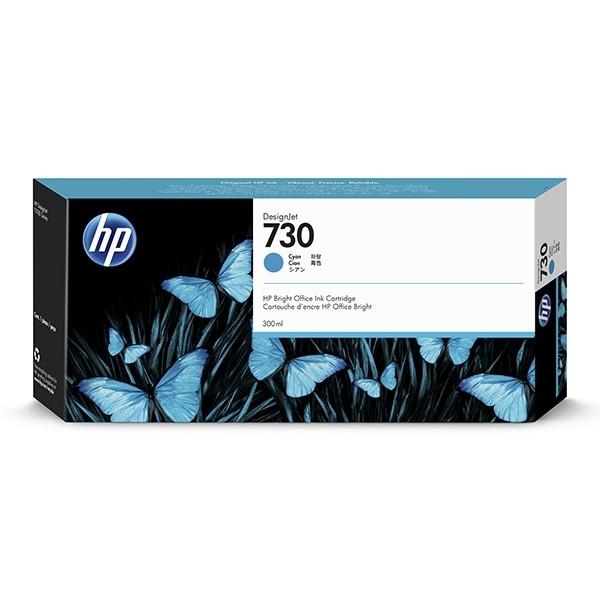 HP 730 (P2V68A) high capacity cyan ink cartridge (original HP) P2V68A 055264 - 1