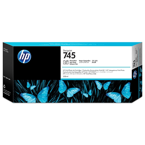 HP 745 (F9K04A) photo high-capacity black ink cartridge (original HP) 055092 - 1