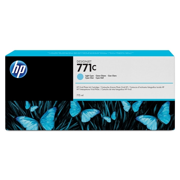 HP 771C (B6Y12A) light cyan ink cartridge (original HP) B6Y12A 044250 - 1