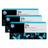 HP 771C (B6Y32A) chromatic red ink cartridge 3-pack (original HP) 044258 - 1