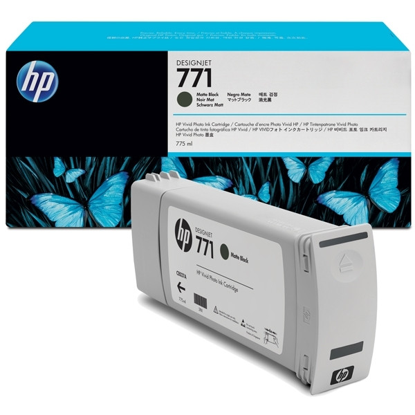 HP 771 (CE037A) matte black ink cartridge (original HP) CE037A 044078 - 1