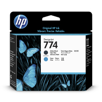 HP 774 (P2W01A) matte black and cyan printhead (original) P2W01A 055362