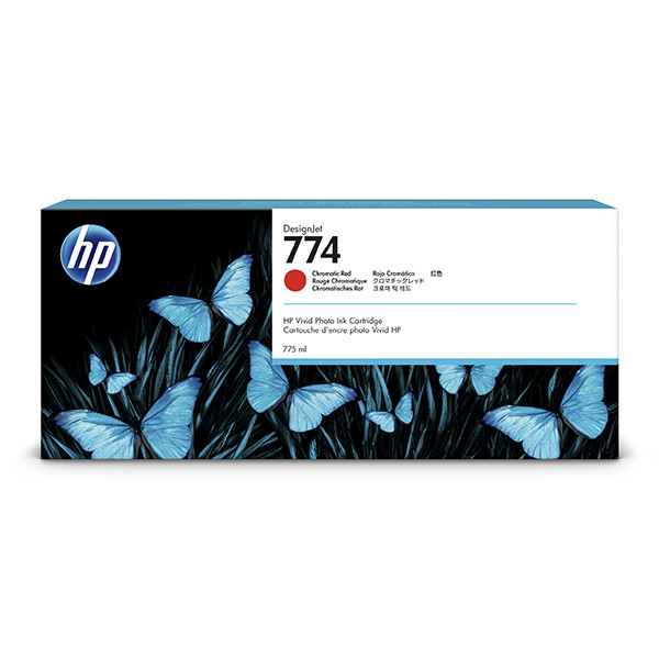 HP 774 (P2W02A) chromatic red ink cartridge (original HP) P2W02A 055364 - 1