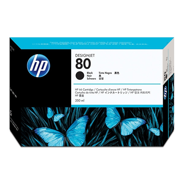 HP 80 (C4871A/AE) black ink cartridge (original HP) C4871A 031130 - 1
