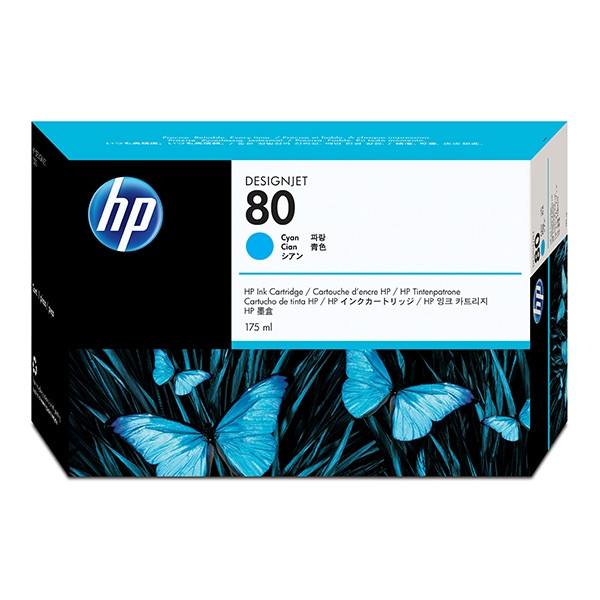 HP 80 (C4872A/AE) cyan ink cartridge (original HP) C4872A 031140 - 1