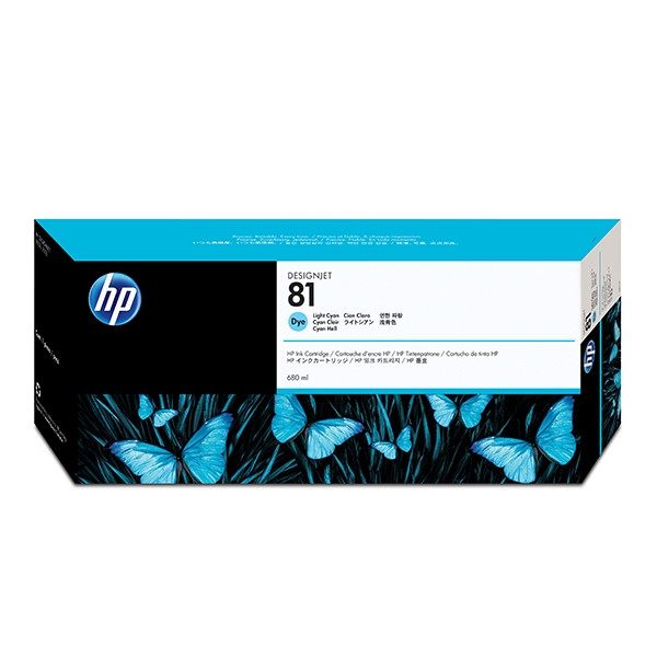 HP 81 (C4934A) light cyan ink cartridge (original HP) C4934A 031480 - 1
