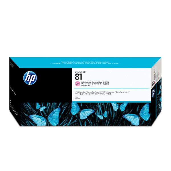 HP 81 (C4935A) light magenta ink cartridge (original HP) C4935A 031490 - 1