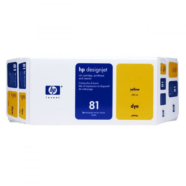 HP 81 (C4993A) yellow value pack (original HP) C4993A 031535 - 1