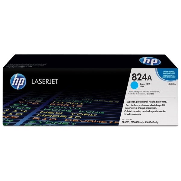 HP 824A (CB381A) cyan toner (original HP) CB381A 039790 - 1