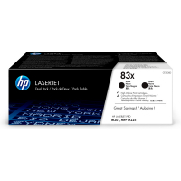 HP 83X (CF283XD) high-capacity black toner 2-pack (original HP) 054273