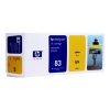 HP 83 (C4943A) yellow UV ink cartridge (original HP) 031590 - 1