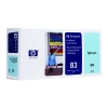HP 83 (C4964A) light cyan printhead and cleaner (original HP) 031660 - 1