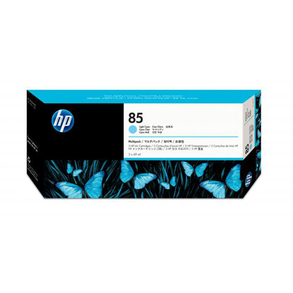 HP 85 (C9428A) light cyan ink cartridge 3-pack (original HP) 653011 - 1
