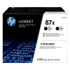 HP 87X (CF287XD) high capacity black toner 2-pack (original HP) 054269 - 1