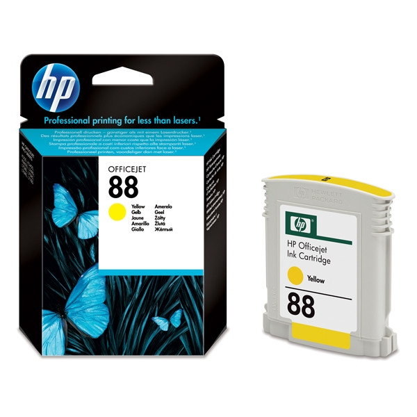 HP 88 yellow ink cartridge, original 